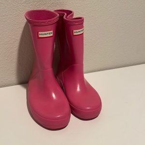 Hunter rain boots girls size uk 11 us 12